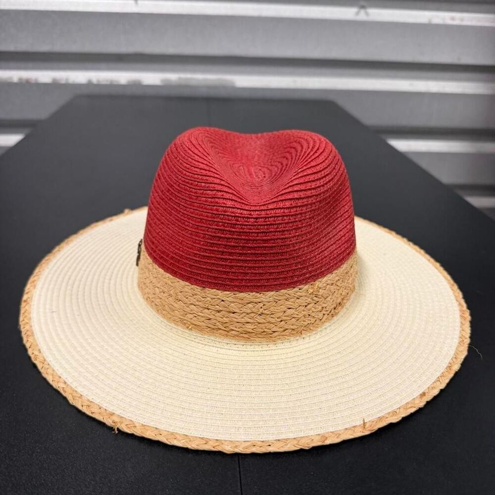 Unbranded Women's Red and Burgundy Hat
